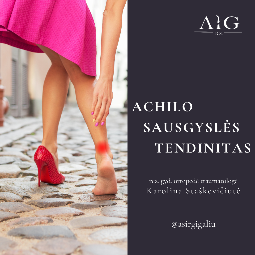 Achilo sausgyslės tendinitas