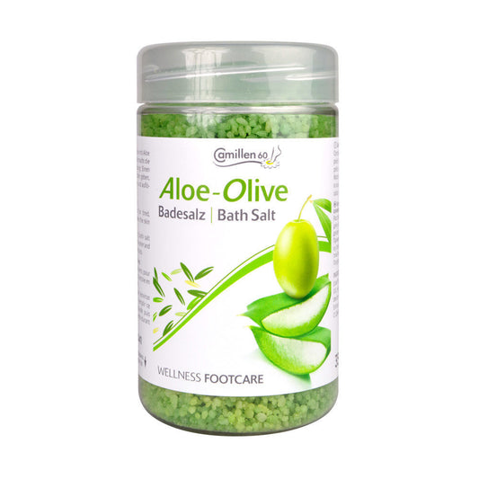 ALOE-OLIVE druskų vonelė pėdoms 350g.